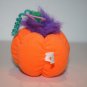 Halloween Pumpkin Jack O Lantern Soft 3" Mini Plush Stuffed Russ Berrie 853