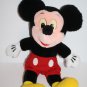 Disney World Stuffed Mickey Mouse 12" Plush Plastic Eyes Soft Toy Disneyland