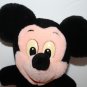 Disney World Stuffed Mickey Mouse 12" Plush Plastic Eyes Soft Toy Disneyland