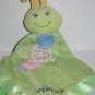 Mary Meyer Cuddle Bugs Green Satin Stripe Security Blanket Plush Caterpillar Toy