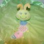 Mary Meyer Cuddle Bugs Green Satin Stripe Security Blanket Plush Caterpillar Toy