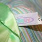 Mary Meyer Cuddle Bugs Green Satin Stripe Security Blanket Plush Caterpillar Toy