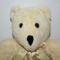 Donna Sharp Yellow Chenille Teddy Bear 10" Plush Jointed Stuffed Animal Soft Toy
