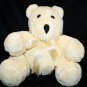 Donna Sharp Yellow Chenille Teddy Bear 10" Plush Jointed Stuffed Animal Soft Toy