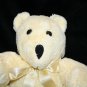 Donna Sharp Yellow Chenille Teddy Bear 10" Plush Jointed Stuffed Animal Soft Toy