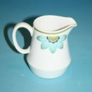 Noritake Progression China MCM Retro Up Sa Daisy Cream Pitcher 3.75" Blue Flower Noritake Progression China MCM Retro Up Sa Daisy Cream Pitcher 3.75" Blue Flower