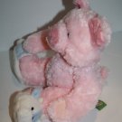 Mine Alone Pig Pink Baby Plush Piglet 11" Stuffed Cow Slippers Farm Animal Toy Mine Alone Pig Pink Baby Plush Piglet 11" Stuffed Cow Slippers Farm Animal Toy