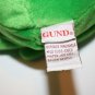GUND Flash Toad Frog 14" Green Yellow Belly Plush Beanbag Stuffed Soft Toy 40812