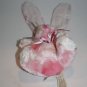 Dan Dee Easter Bunny Rabbit Stuffed Toy Pink Plush 5" Fold Over Floppy Long Ears