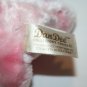 Dan Dee Easter Bunny Rabbit Stuffed Toy Pink Plush 5" Fold Over Floppy Long Ears