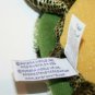 Aurora Sea Turtle 7" Splish Splash Green Gold Plush Bean Bag 04079 Soft Toy NEW