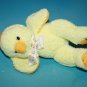 Kellytoy Easter Duck 8" Yellow Chick Chenille Plush Bow Soft Toy Stuffed Animal