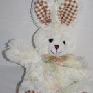 Hobby Lobby Easter Bunny Rabbit Brown Gingham Ears 12" Plush Bow Feet Soft Toy Hobby Lobby Easter Bunny Rabbit Brown Gingham Ears 12" Plush Bow Feet Soft Toy