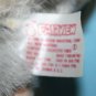 Fairview Easter Bunny Rabbit 10" Gray Plush Blue Shirt Stuffed Soft Toy Vtg 1988