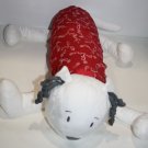 Ikea Gosig Fabler Katt Kitty Cat White Plush Stuffed Animal 23" Red Outfit Soft Ikea Gosig Fabler Katt Kitty Cat White Plush Stuffed Animal 23" Red Outfit Soft