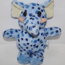 Toms Amusement Elephant 9" Blue Polka Dots Soft Toy Plush Stuffed Animal Small