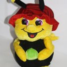 Toms Amusement Bumble Bee Bonnet 10" Smile Soft Toy Stuffed Hold Ball Bug Insect Toms Amusement Bumble Bee Bonnet 10" Smile Soft Toy Stuffed Hold Ball Bug Insect