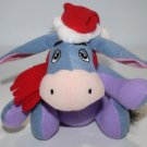 Disney Eeyore 6" Plush Christmas Red Santa Hat Scarf Winnie the Pooh Friend Toy