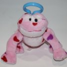Webkinz Love Frog Kinz Klip Ganz 4" Pink Heart Bookbag Clip Plush Soft Valentine Webkinz Love Frog Kinz Klip Ganz 4" Pink Heart Bookbag Clip Plush Soft Valentine