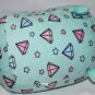 Moosh Moosh Unicorn Cat 9" Plush Soft Toy Pillow Green Pink Stuffed Caticorn
