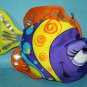 Pelanas Tropical Fish 16" Bright Plush Colors Microbead Squishy Stuffed Foam Toy