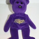 Atlanta GA City Teddy Bear 9" Purple Plush Bean Bag Stuffed Soft Toy Jenkins ATL Atlanta GA City Teddy Bear 9" Purple Plush Bean Bag Stuffed Soft Toy Jenkins ATL
