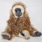 Save Our Space Monkey 12" Furry Plush Soft Toy Gray White Face Stuffed Animal