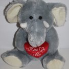 Best Made Toys Kiss Me Heart Valentine Elephant 10" Grey Plush Soft Toy Stuffed Best Made Toys Kiss Me Heart Valentine Elephant 10" Grey Plush Soft Toy Stuffed
