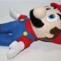 Super Mario Bros Plush Stuffed Doll 14" Soft Toy Blue Overalls 2010 Shelf Hanger
