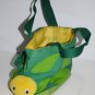 Starbucks Kids Yellow Green Turtle Tote Bag Pockets Top Handle Art Purse 2007