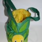 Starbucks Kids Yellow Green Turtle Tote Bag Pockets Top Handle Art Purse 2007