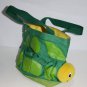 Starbucks Kids Yellow Green Turtle Tote Bag Pockets Top Handle Art Purse 2007