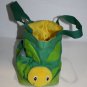 Starbucks Kids Yellow Green Turtle Tote Bag Pockets Top Handle Art Purse 2007