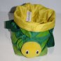 Starbucks Kids Yellow Green Turtle Tote Bag Pockets Top Handle Art Purse 2007