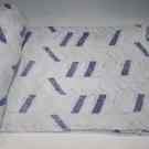 Aden + Anais Boys Blue White Green Chevron Swaddle Muslin Baby Blanket Cotton Aden + Anais Boys Blue White Green Chevron Swaddle Muslin Baby Blanket Cotton