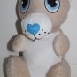 A & A Global Plush Teddy Bear 9" Beige White Blue Eye Nose Stuffed Soft Toy 2020