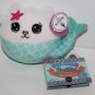 Squash Buddies Mer-Kitty Mermaid Cat 6" Soft Toy Plush Scented Stuffed Animal