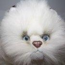 Russ Yomiko Himalayan Furry White Plush 20" Realistic Persian Cat 7901 Korea Vtg