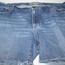 Old Navy SweetHeart Womens Plus 18 Shorts Blue Jean Denim Fringe 5 Pocket Zip Old Navy SweetHeart Womens Plus 18 Shorts Blue Jean Denim Fringe 5 Pocket Zip