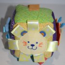 Ribbon Tags Animal Baby Block Elephant Lion Giraffe Mirror Link Soft Toy 3.5" Ribbon Tags Animal Baby Block Elephant Lion Giraffe Mirror Link Soft Toy 3.5"