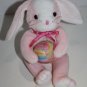 Ty Beanie Babies Eggerton Easter Bunny Rabbit 8" Pink Plush Stuffed Egg Soft Toy