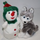 Ty Beanie Baby Sledder Husky 2.0 Snowgirl Snowman Plush Lot 2 Soft Toy Bean Bag Ty Beanie Baby Sledder Husky 2.0 Snowgirl Snowman Plush Lot 2 Soft Toy Bean Bag