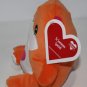 Greenbrier Squishy Pal Orange Plush Kitty Cat 6" Valentines Soft Toy Stuffed New