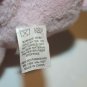 Kids Preferred Easter Bunny Rabbit 11" Pink Flowers Plush Stuffed Brown Dots Bow