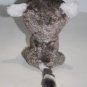 TY Silk Beanie Boos LINUS the Lemur Gray Plush 6" Stuffed Soft Toy Boo Gold Eyes