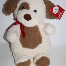 Walmart Puppy Dog 10.5" Cream Brown Sherpa Plush Xmas Soft Toy Stuffed Red Bow Walmart Puppy Dog 10.5" Cream Brown Sherpa Plush Xmas Soft Toy Stuffed Red Bow