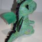 TY Beanie Boos Cinder the Dragon 9" Boo Green Plush Purple Sparkle Eyes Soft Toy