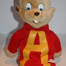 1993 Alvin & the Chipmunks 18" Plush Full Body Hand Puppet Stuffed Soft Toy Vtg