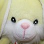 Publix Small Yellow Plush Easter Bunny Rabbit 8" Polka Dot Bow Stuffed Animal