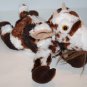 Wishpets Billy Jo Goat 12" Floppy Plush Stuffed White Brown Spot Soft 2012 92064